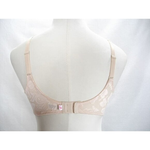 38D Wacoal 85567 Awareness Full Figure Seamless Underwire Bra Beige - Picture 4 of 5